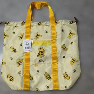 [ 미사용품 ] Winnie the Pooh 포켓터블 토트