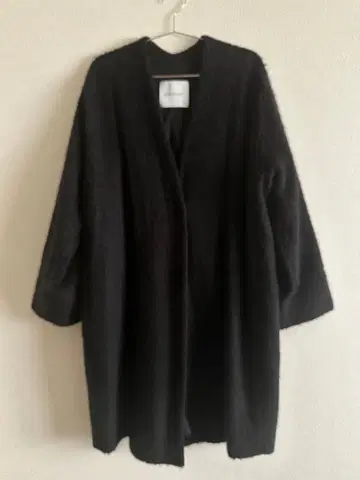 ADAMETROPE 모헤어 혼방 샤기 코트