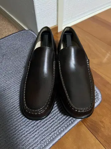 ECCO 다크 브라운 가죽 로퍼