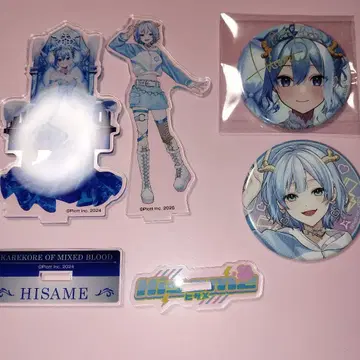 익명 배송 혼혈 카레코레 히사메 Y2K 퀸 로손 아크릴 스탠드 캔뱃지