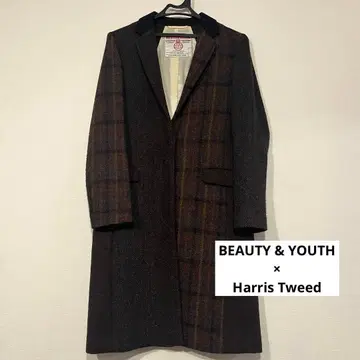 BEAUTY&YOUTH HarrisTweed 해리스 트위드 체스터 코트