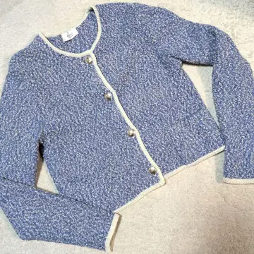 가격 인하 emmi 에미 라메 니트 가디건 새상품급