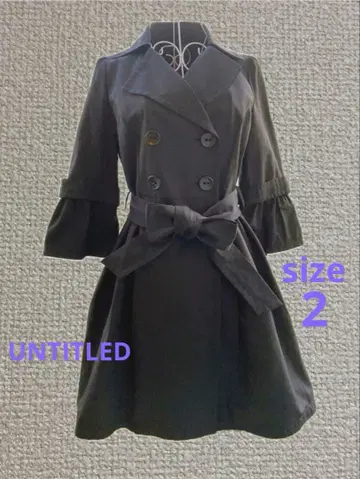 UNTITLED 트렌치코트 사이즈 2