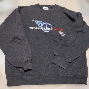 구제 빈티지 Tennessee Titans 크루넥 맨투맨 블랙