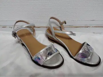 MODELLO 웨지 샌들 실버 멀티 컬러 22.5cm