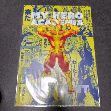 새상품 나의 히어로 아카데미아 원화전 평화의 상징 올마이트 클리어 파일