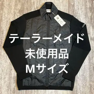 테일러메이드 골프웨어 웜 풀 집업 스웨터 M 사이즈 블랙