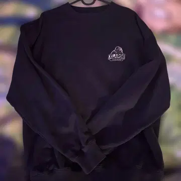 XLARGE 블랙 맨투맨 M 사이즈