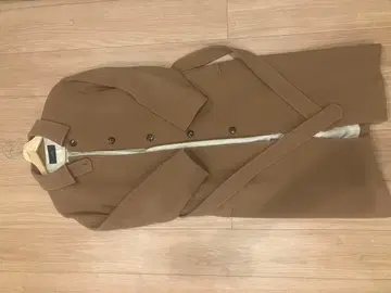 SHIPS 브라운 롱 코트 36 사이즈