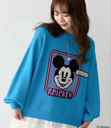 미키 & 프렌즈 / 자카드 니트 풀오버