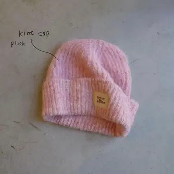 common gull products 기억 속 갈 니트 모자 핑크