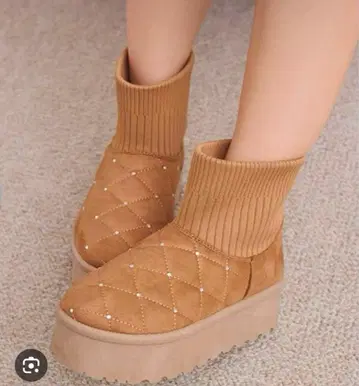 츠지 노조미 Ange Charme 퀼팅 부츠