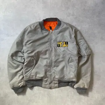 Ma-1 플라이트 자켓 실버 봄버 자켓