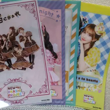 NEW OKASHI PROJECT 클리어 파일 4장 세트