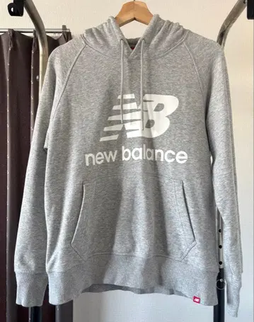 [ 새상품급 ] NB 뉴발란스 후드티 L 사이즈 그레이