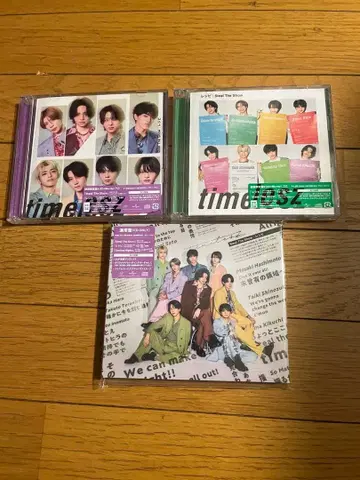 timelesz 3형태 CD+Blu-ray 미개봉 플레이리스트 카드 포함