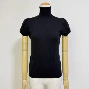 AP-344 아베닐 에투알 퍼프 슬리브 니트 38 블랙