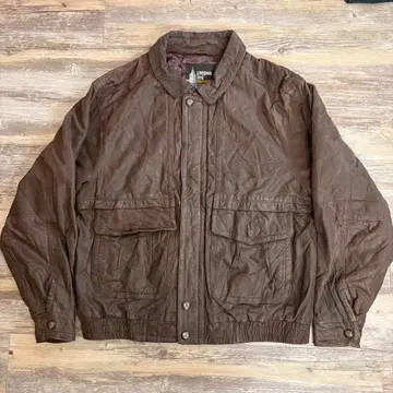 가죽 자켓 XL 천연 가죽 블루종 런던 포그 빈티지 구제 의류