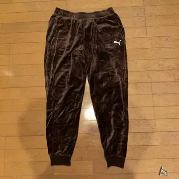 푸마 PUMA 벨로아 트랙 팬츠 브라운