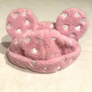 디즈니 하트 올 패턴 팬캡