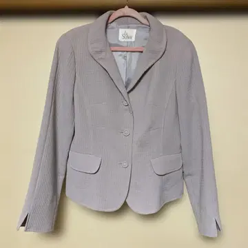 LA SUMMER 옅은 핑크 베이지 테일러드 자켓