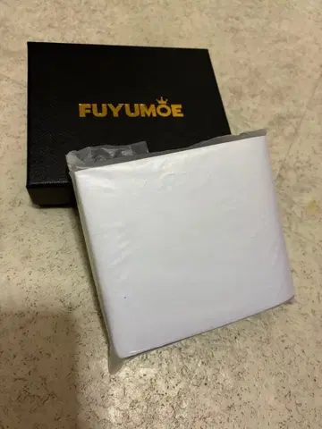 [ 특가 ] FUYUMOE 접이식 지갑 남성용 블랙