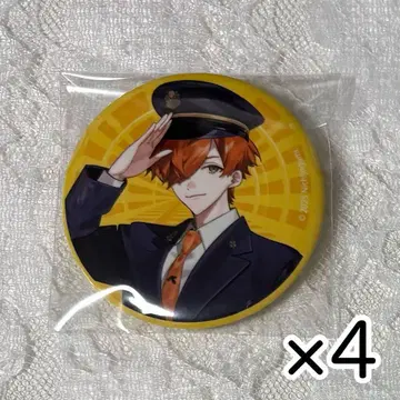 니치죠구메 페인트 캔뱃지 신칸센 4점