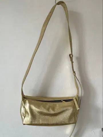 박스 숄더백 천연 가죽 골드 ear PAPILLONNER