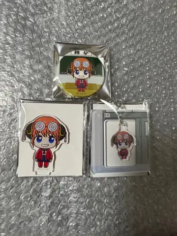 은혼 3년 Z반 긴파치 선생님 쪼르르! 캔뱃지 아크릴 스탠드 외 카구라