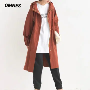 OMNES 발수 가공 마운틴 후드티 롱