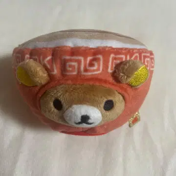 산엑스 리락쿠마 중화 시리즈 돈코츠 라멘 매달리는 봉제 인형