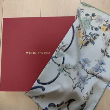 [ 미사용 새상품 ] WENSLI PHOENIX 꽃무늬 스카프