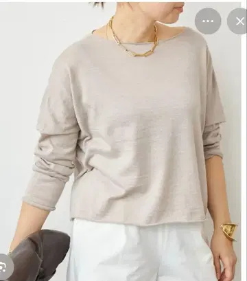 Deuxieme Classe Dainty 풀오버 베이지