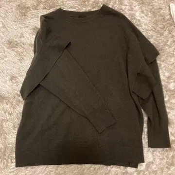 Spick & Span 프릴 울 캐시미어 스웨터