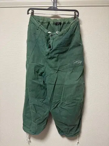그린 M 사이즈 워크 팬츠