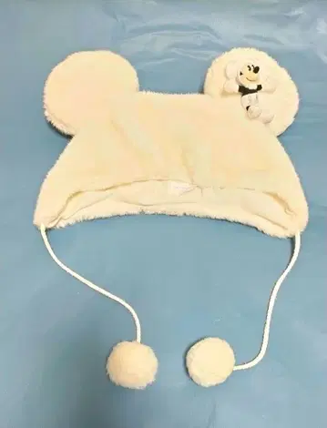 디즈니 리조트 반짝이는 라메 미키 마스코트 포함 팬 캡 화이트