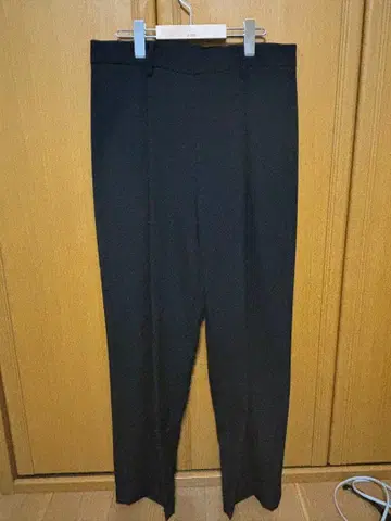 ATON / BACK SATIN STANDARD PANTS