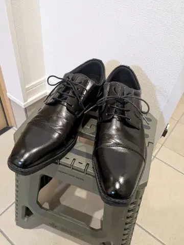 stefanorossi 블랙 드레스 슈즈 26.0cm