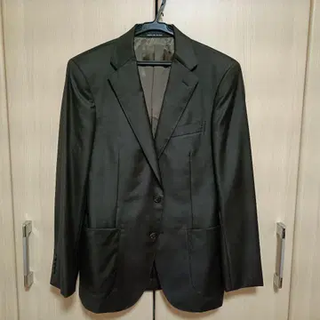 그린 레이블 릴랙싱 자켓 브라운