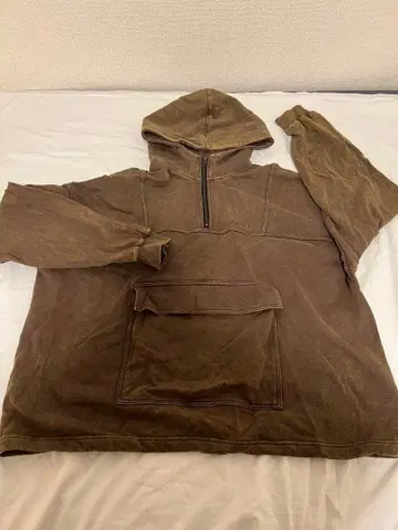 X-girl 후드 부착 후드티