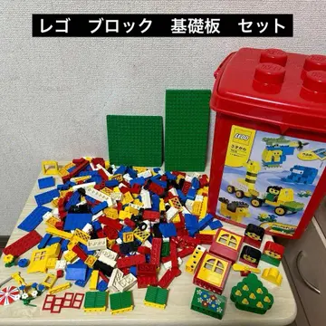 레고 LEGO 빨간색 바케스 파란색 바케스 블록 플레이트 기초판