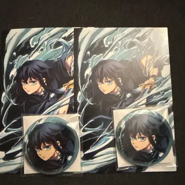 귀멸의 칼날 토키토 무이치로 캔뱃지 엽서 세트