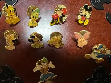 디즈니 핀 배지 세트 10개