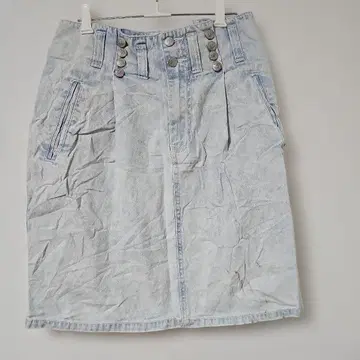 선착순 GET! 라이트 블루 데님 타이트 스커트 [ 프리 사이즈 ]