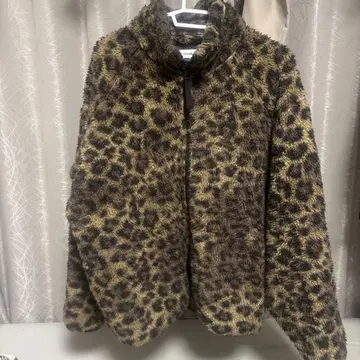 00s Archive y2k 레오파드 보아 자켓 시크 스타일 갸루