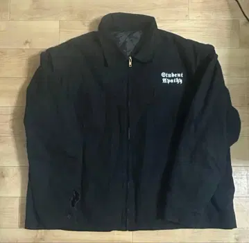 student apathy 워크 자켓 블랙