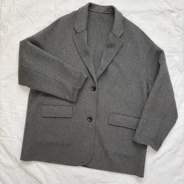 스픽앤스팬 울 믹스 리버 자켓 그레이A 38