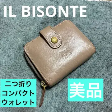 [ 새상품급 ] IL BISONTE 일비종떼 접이식 지갑