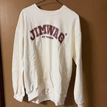 JIMWAG LOGO sweat (IVORY)