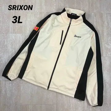 스릭슨 블루종 자켓 3L 사이즈 크림색X블랙 속기모 남성용